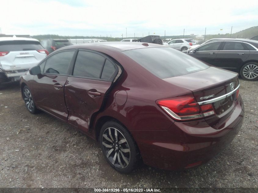 2015 HONDA CIVIC SEDAN EX-L - 2HGFB2F90FH504737