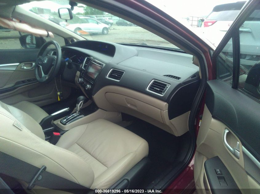 2015 HONDA CIVIC SEDAN EX-L - 2HGFB2F90FH504737