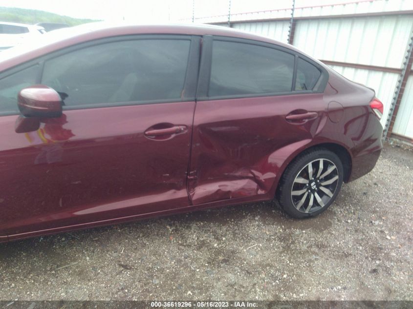 2015 HONDA CIVIC SEDAN EX-L - 2HGFB2F90FH504737