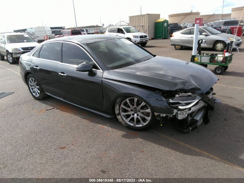 2022 AUDI A4 SEDAN PREMIUM - WAUABAF49NA007011
