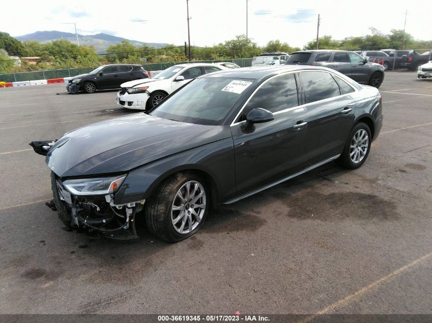 2022 AUDI A4 SEDAN PREMIUM - WAUABAF49NA007011