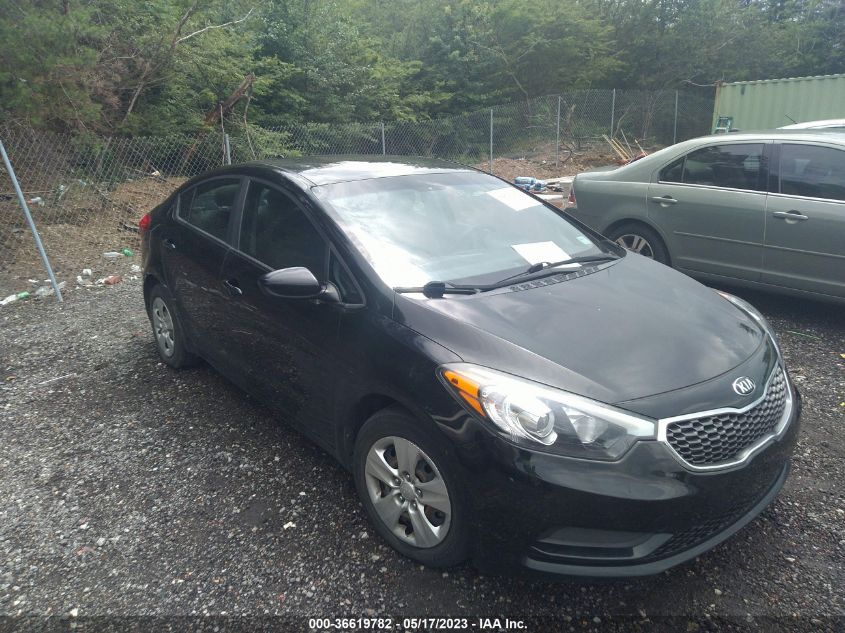2016 KIA FORTE LX - KNAFK4A69G5616711