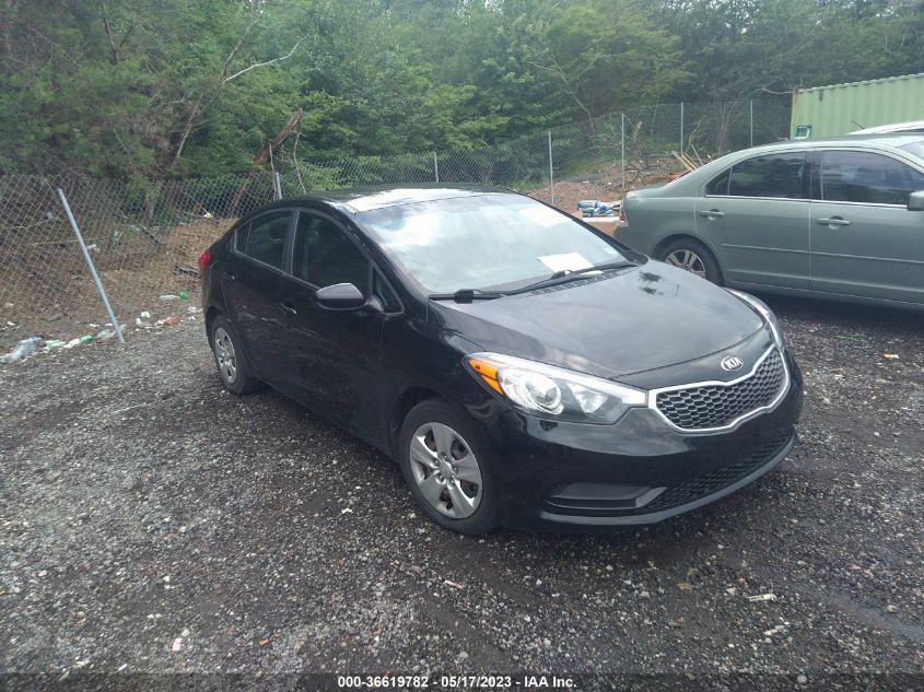 2016 KIA FORTE LX - KNAFK4A69G5616711