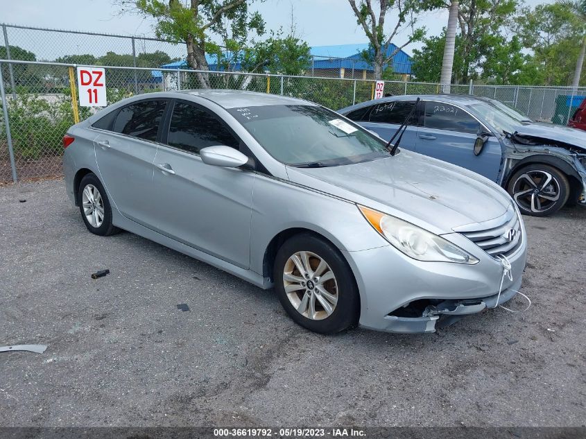 2014 HYUNDAI SONATA GLS - 5NPEB4AC9EH860781