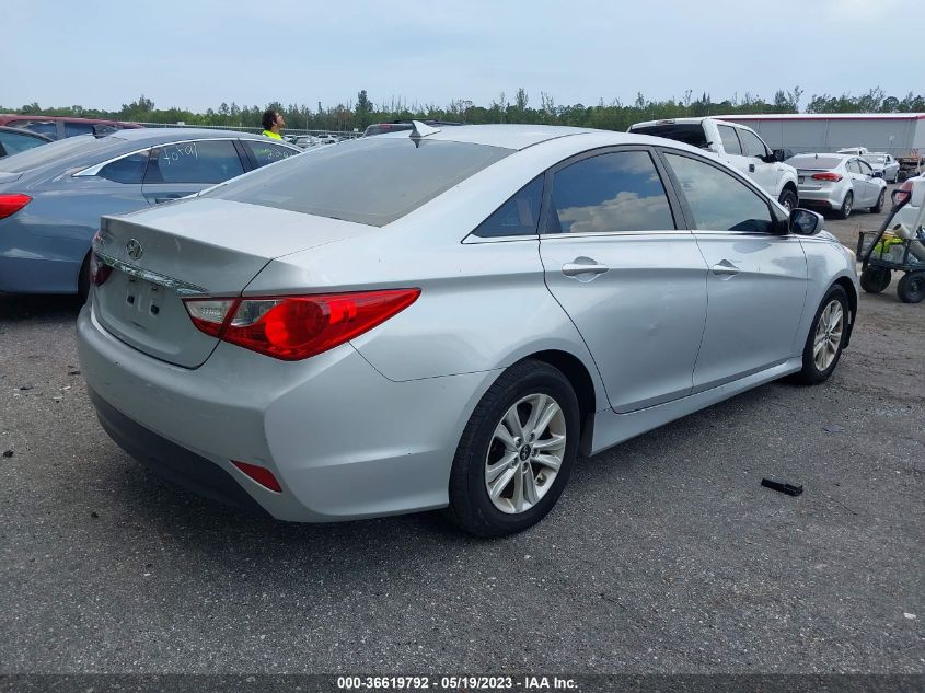 2014 HYUNDAI SONATA GLS - 5NPEB4AC9EH860781