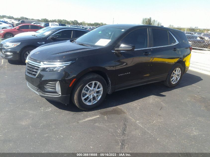 2022 CHEVROLET EQUINOX LT - 2GNAXJEV5N6121090