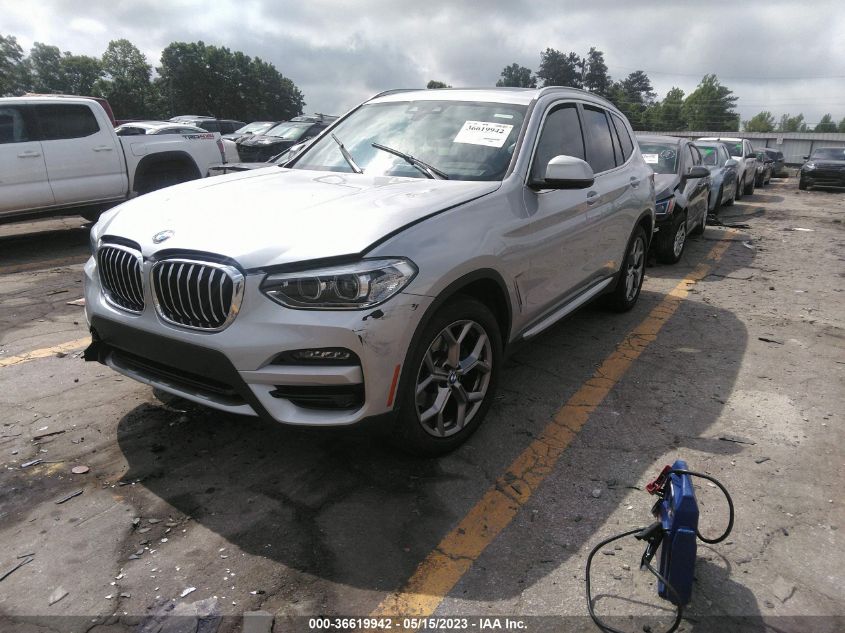 2021 BMW X3 SDRIVE30I - 5UXTY3C08M9F93905
