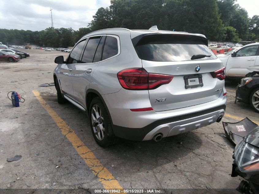 2021 BMW X3 SDRIVE30I - 5UXTY3C08M9F93905