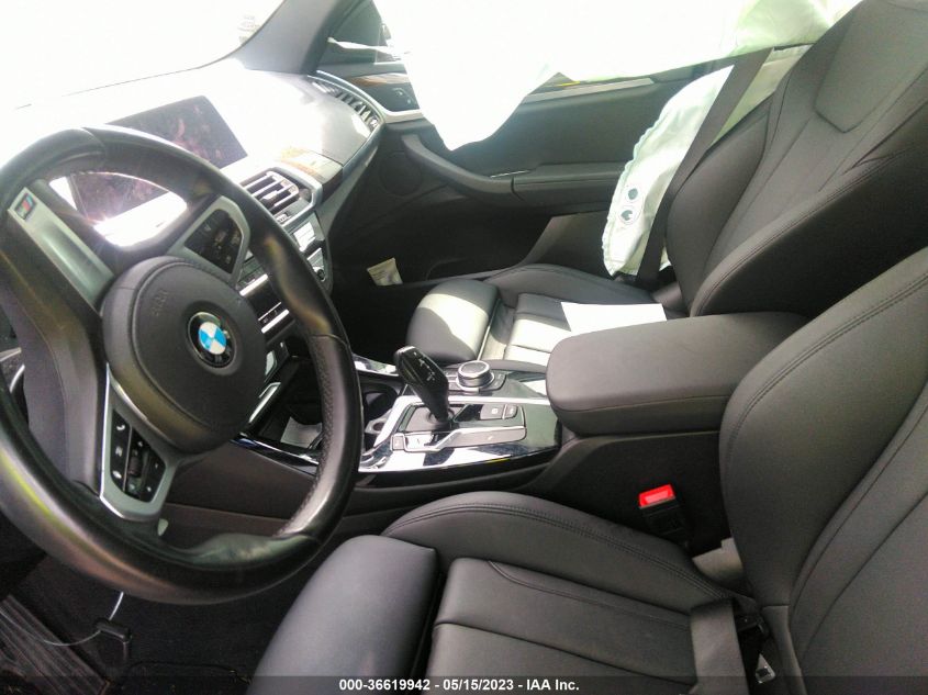 2021 BMW X3 SDRIVE30I - 5UXTY3C08M9F93905