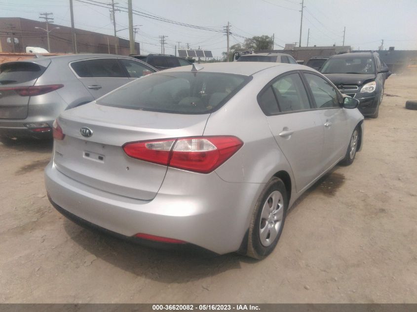2015 KIA FORTE LX - KNAFK4A60F5391660
