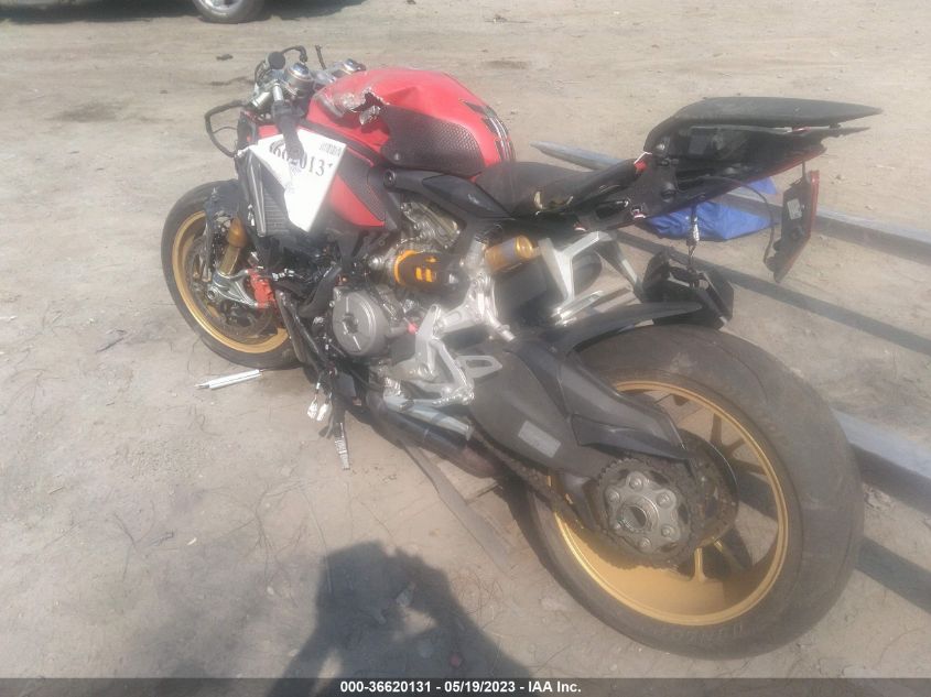 2012 DUCATI SUPERBIKE 1199 PANIGALE/S - ZDM14BPWXCB000647