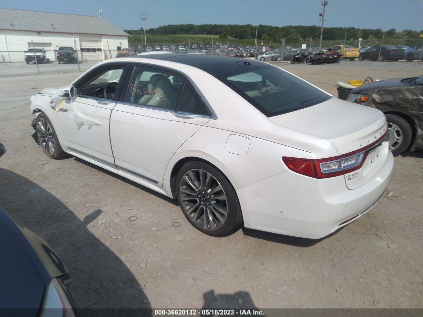 2017 LINCOLN CONTINENTAL RESERVE - 1LN6L9NC4H5612480
