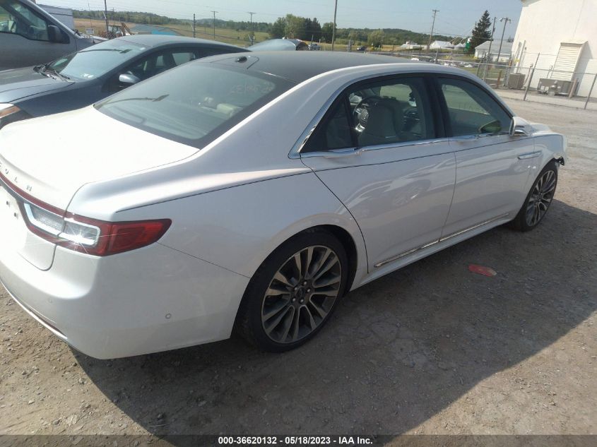 2017 LINCOLN CONTINENTAL RESERVE - 1LN6L9NC4H5612480