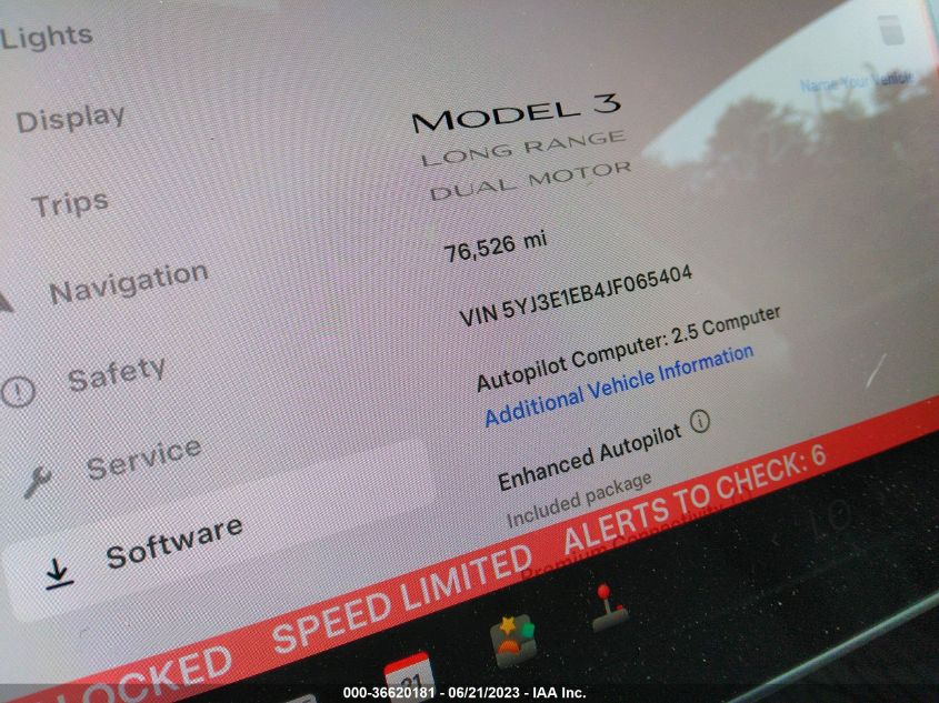 2018 TESLA MODEL 3 LONG RANGE - 5YJ3E1EB4JF065404