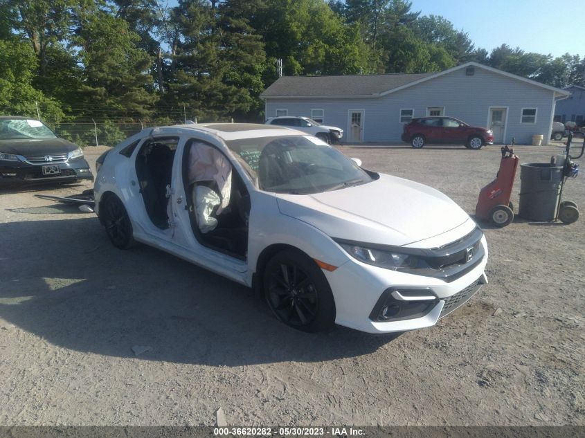 2021 HONDA CIVIC HATCHBACK EX - SHHFK7H65MU225350