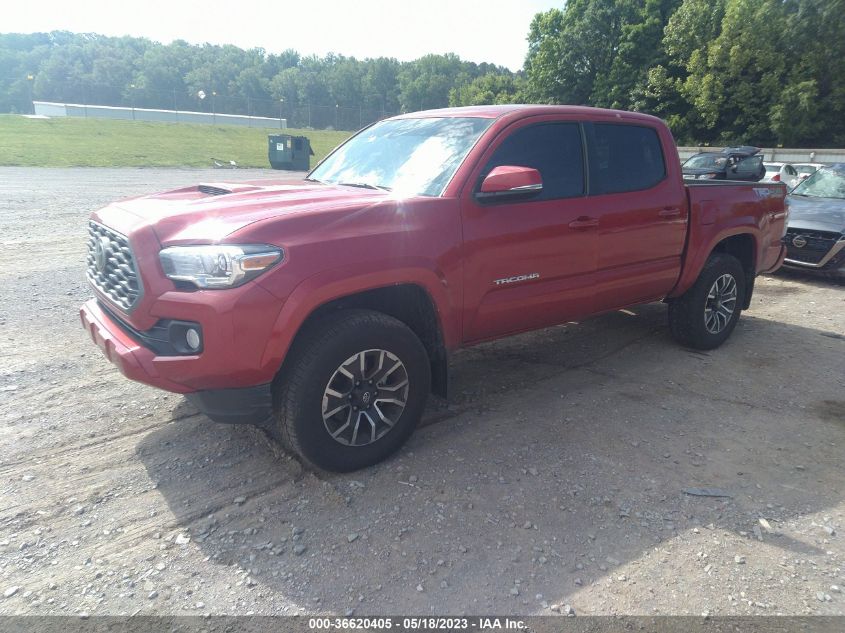 2022 TOYOTA TACOMA 4WD SR/SR5/TRD SPORT - 3TMCZ5AN3NM530879