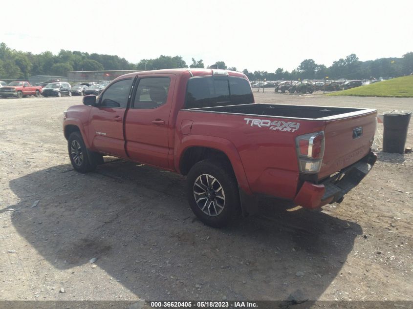 2022 TOYOTA TACOMA 4WD SR/SR5/TRD SPORT - 3TMCZ5AN3NM530879
