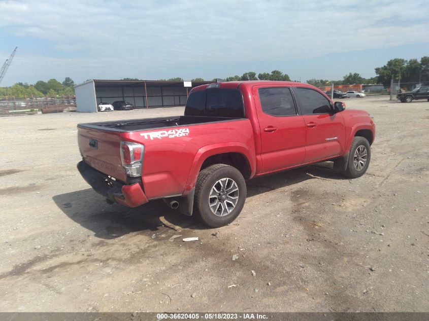 2022 TOYOTA TACOMA 4WD SR/SR5/TRD SPORT - 3TMCZ5AN3NM530879