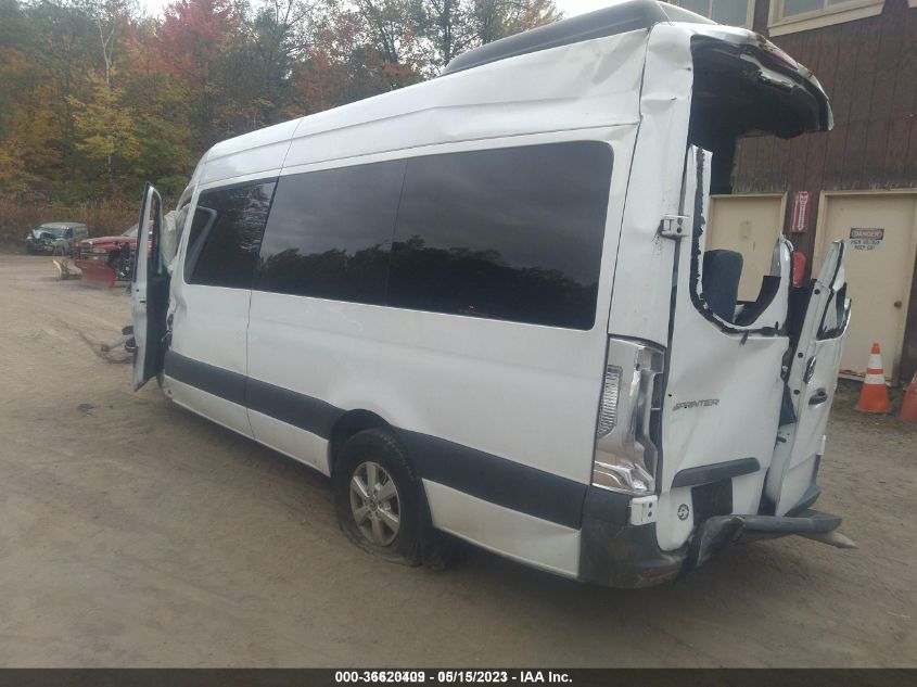 2019 MERCEDES-BENZ SPRINTER 2500 HIGH ROOF V6 WDZPF1CD8KT002372