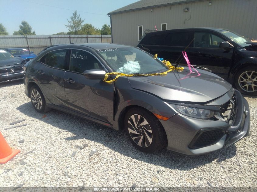 2017 HONDA CIVIC HATCHBACK LX - SHHFK7H22HU229388