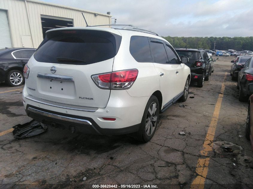 2015 NISSAN PATHFINDER PLATINUM - 5N1AR2MN5FC620938