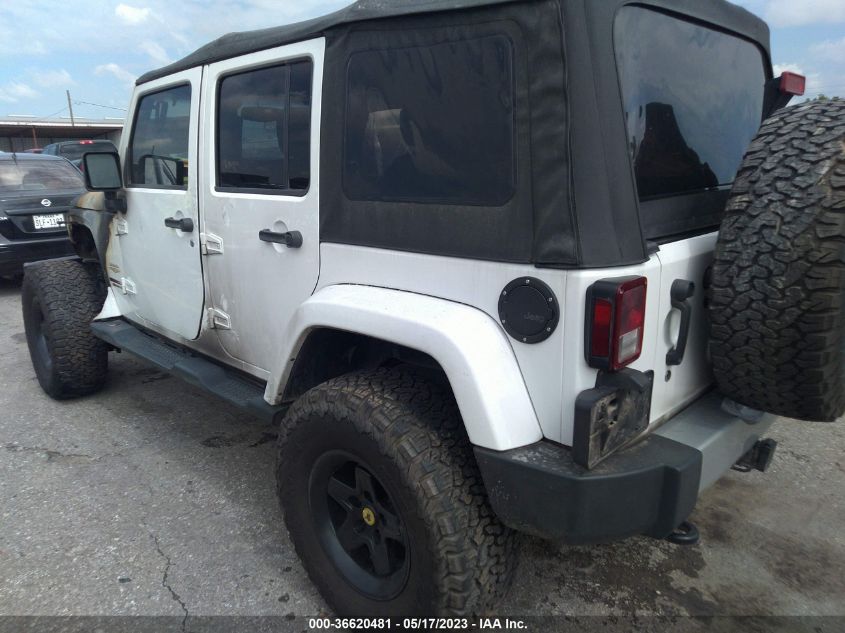 2014 JEEP WRANGLER UNLIMITED SAHARA - 1C4HJWEG3EL123936