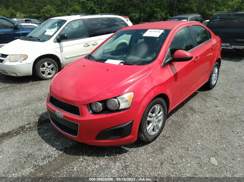 2014 CHEVROLET SONIC LT - 1G1JC5SHXE4162612