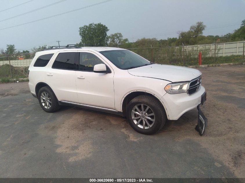 2016 DODGE DURANGO SXT - 1C4RDJAG2GC341504