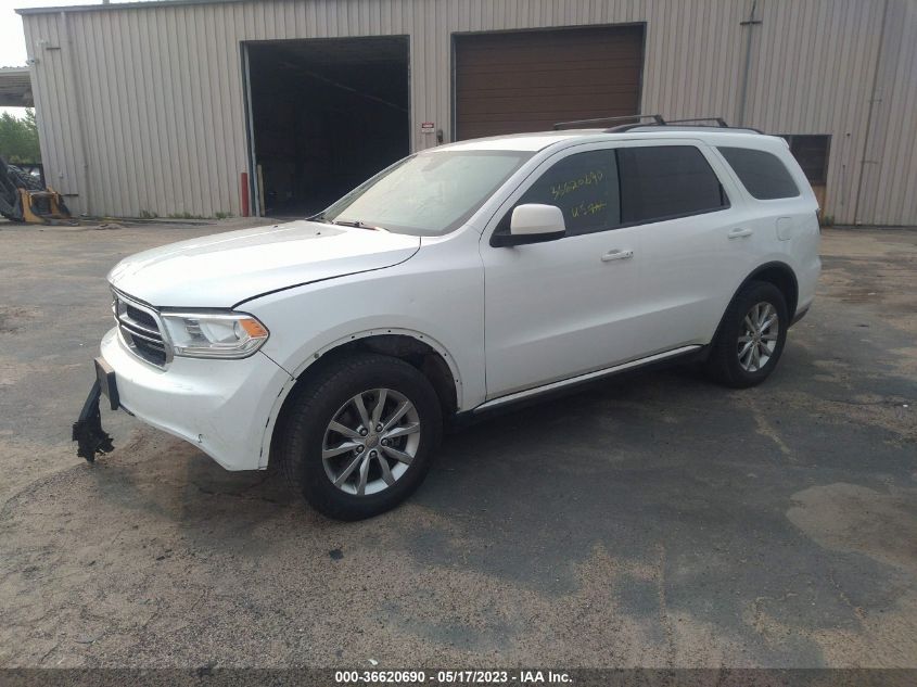 2016 DODGE DURANGO SXT - 1C4RDJAG2GC341504
