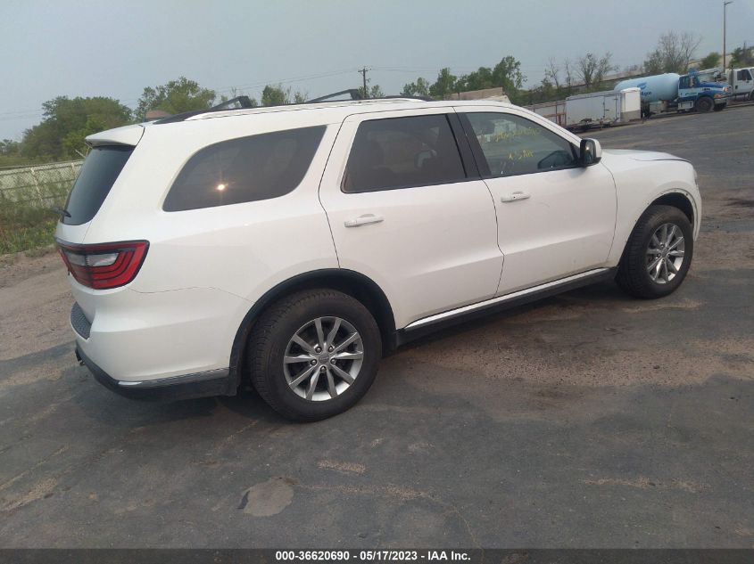 2016 DODGE DURANGO SXT - 1C4RDJAG2GC341504