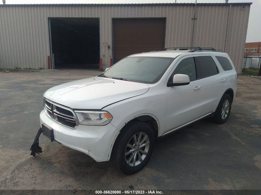 2016 DODGE DURANGO SXT - 1C4RDJAG2GC341504