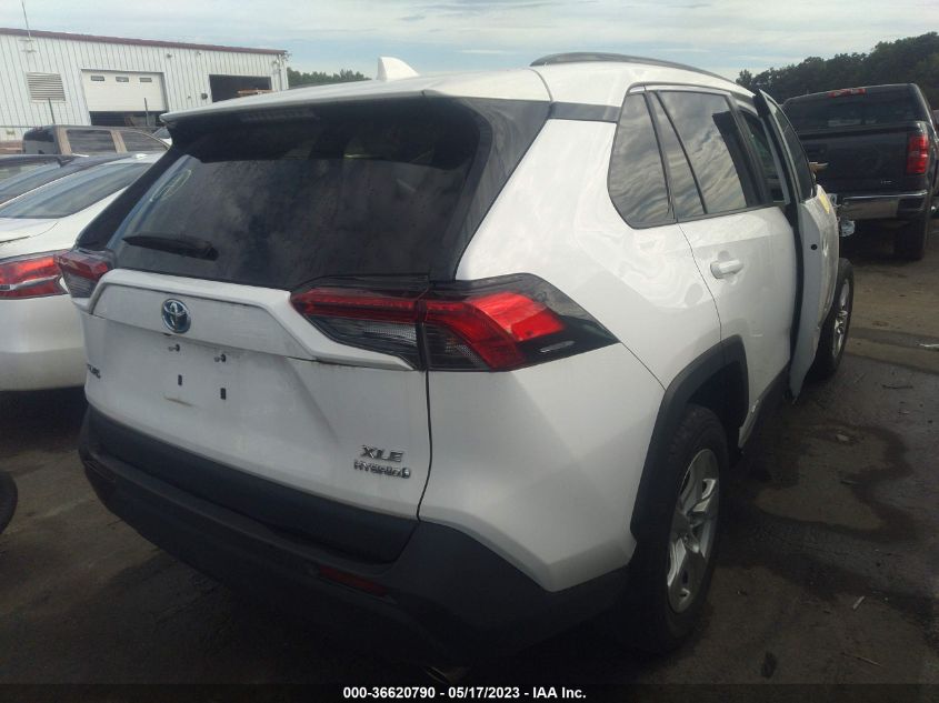 2021 TOYOTA RAV4 HYBRID XLE - 4T3RWRFV2MU026050