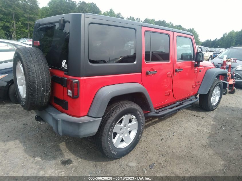 2017 JEEP WRANGLER UNLIMITED SPORT - 1C4BJWDG4HL639847