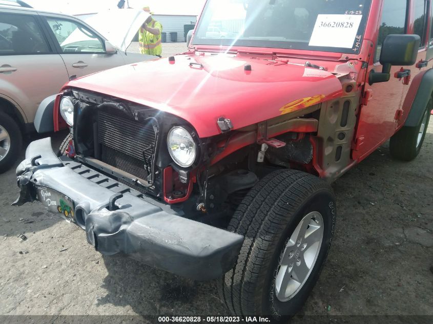 2017 JEEP WRANGLER UNLIMITED SPORT - 1C4BJWDG4HL639847