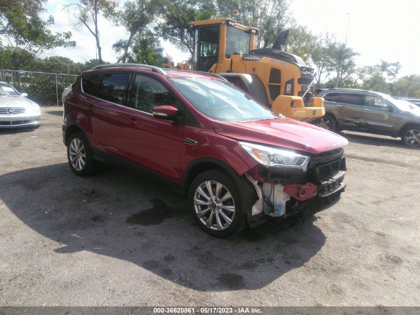 2017 FORD ESCAPE TITANIUM - 1FMCU9JD8HUA98251