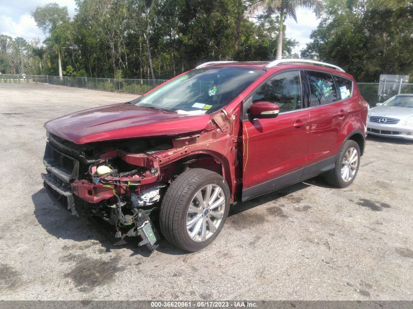 2017 FORD ESCAPE TITANIUM - 1FMCU9JD8HUA98251