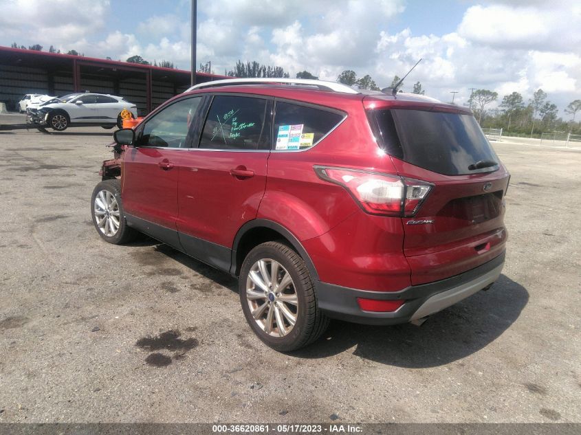 2017 FORD ESCAPE TITANIUM - 1FMCU9JD8HUA98251