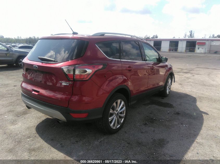 2017 FORD ESCAPE TITANIUM - 1FMCU9JD8HUA98251