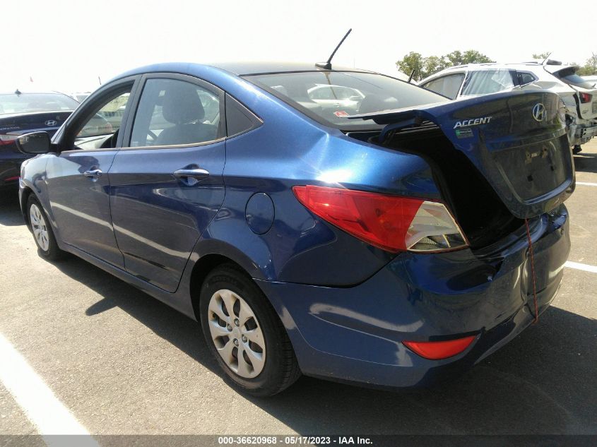 2015 HYUNDAI ACCENT GLS - KMHCT4AE6FU796496