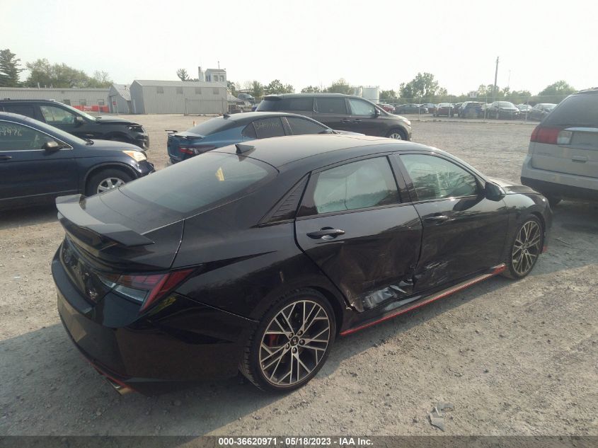 2022 HYUNDAI ELANTRA N KMHLW4AK8NU003257