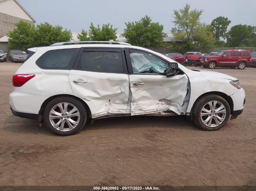 2018 NISSAN PATHFINDER SL - 5N1DR2MM1JC669857
