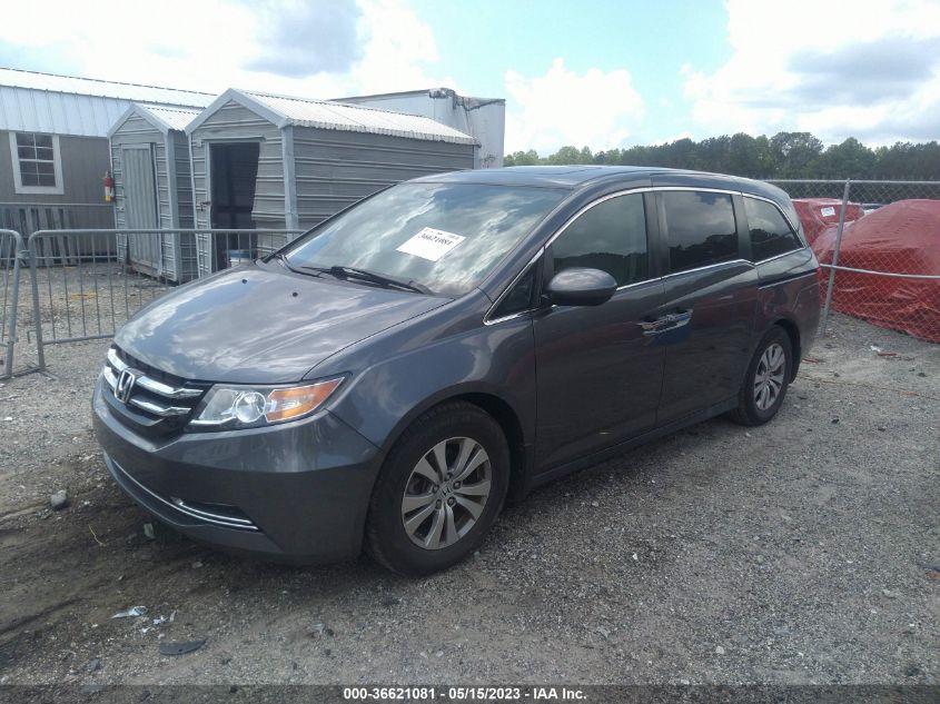 2017 HONDA ODYSSEY EX-L - 5FNRL5H67HB016181