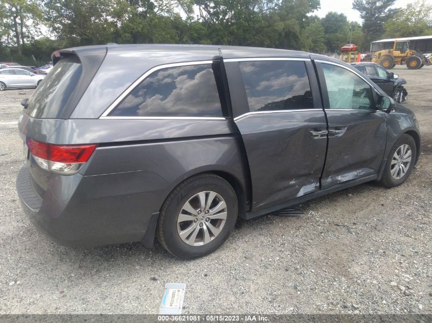 2017 HONDA ODYSSEY EX-L - 5FNRL5H67HB016181
