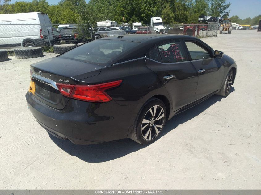 2016 NISSAN MAXIMA 3.5 PLATINUM - 1N4AA6AP9GC381393