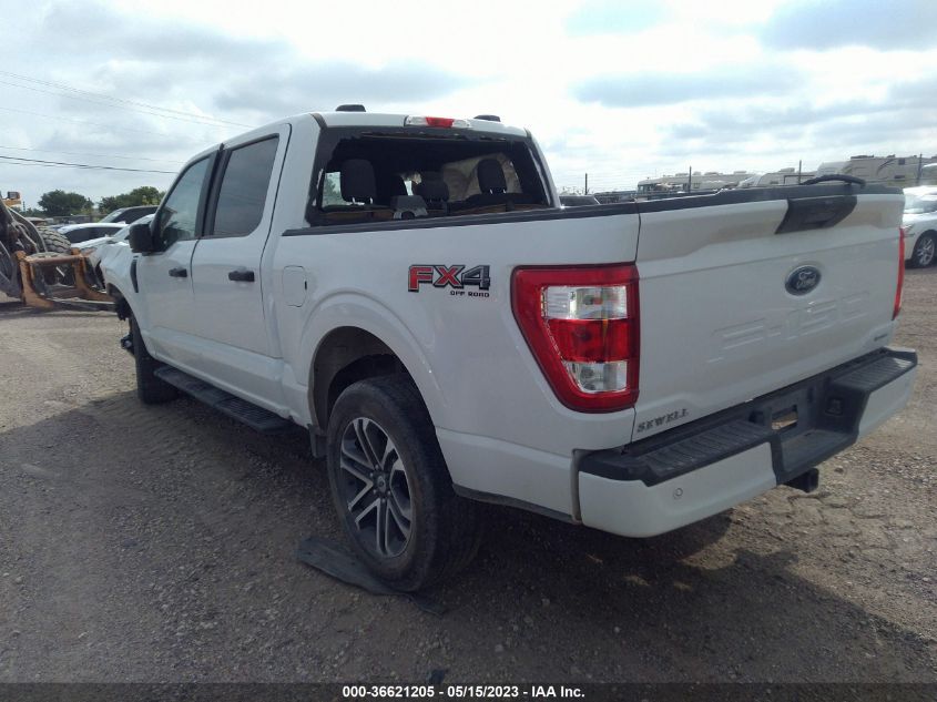 2021 FORD F-150 LARIAT - 1FTEW1EP3MFC30117