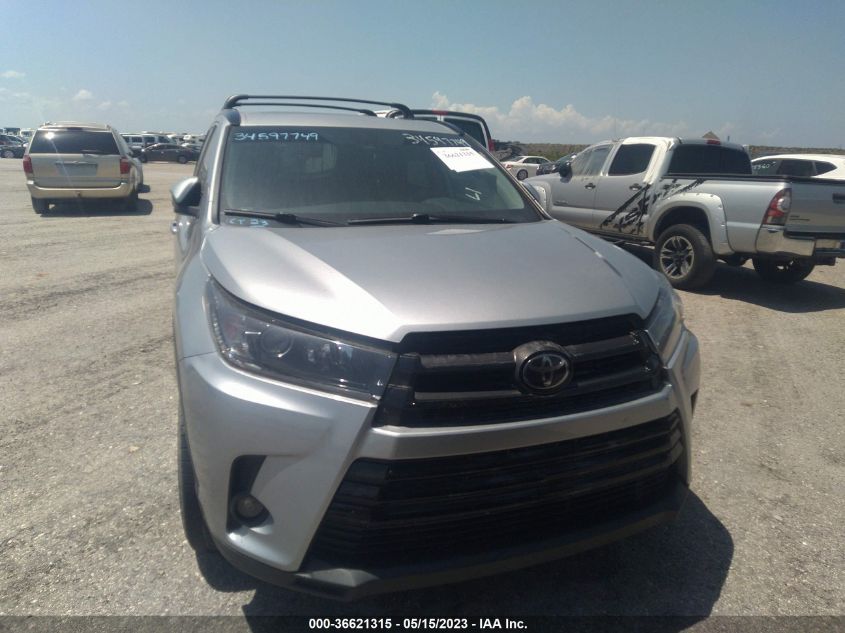 2019 TOYOTA HIGHLANDER SE - 5TDJZRFH4KS573625