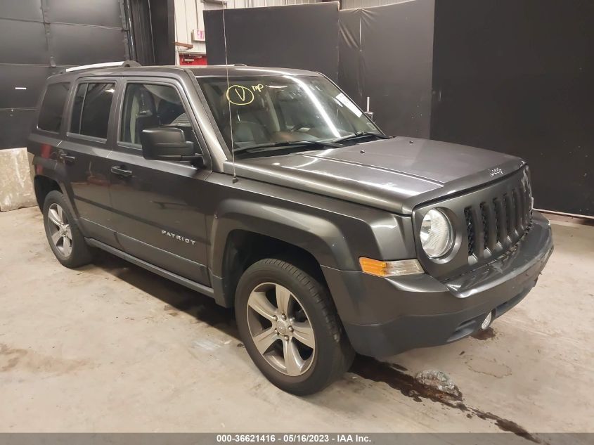 2016 JEEP PATRIOT HIGH ALTITUDE EDITION - 1C4NJRFB3GD804456