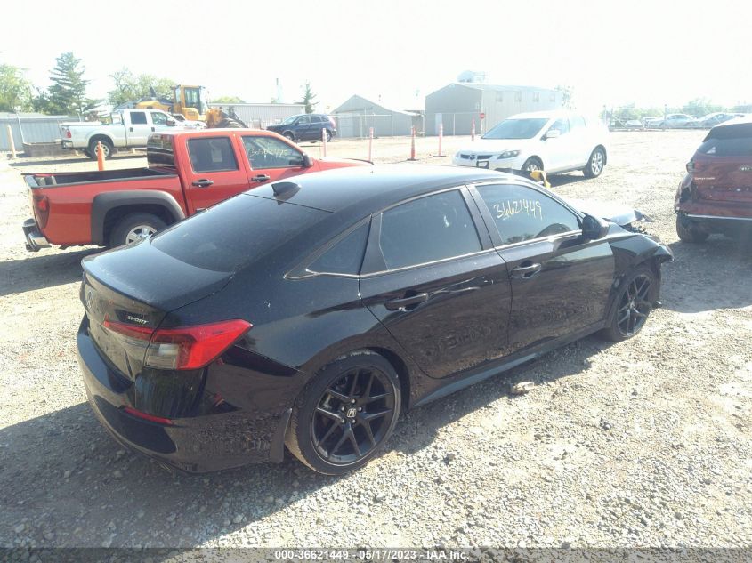 2022 HONDA CIVIC SEDAN SPORT - 2HGFE2F52NH515032