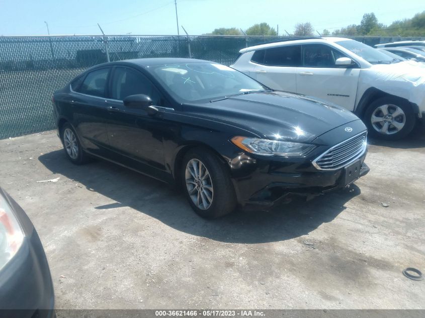 2017 FORD FUSION SE - 3FA6P0H76HR179461