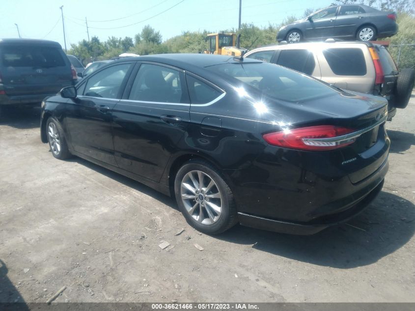 2017 FORD FUSION SE - 3FA6P0H76HR179461